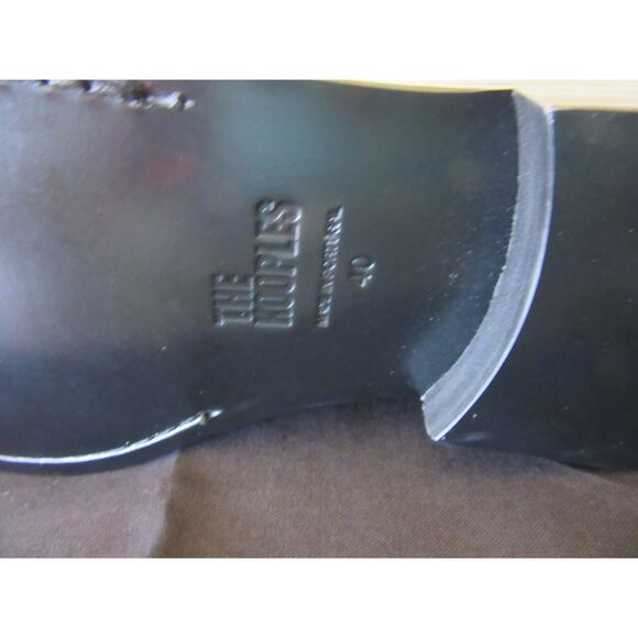 The Kooples Black Men\'s Leather Derbies Size 6 Oxford Lace Career Shoes